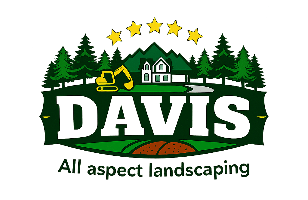 davis all aspects landscaping logo margin